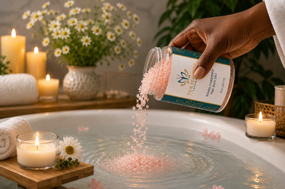 Roman Chamomile Pink Bath Soak
