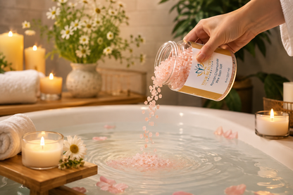 Roman Chamomile Pink Bath Soak